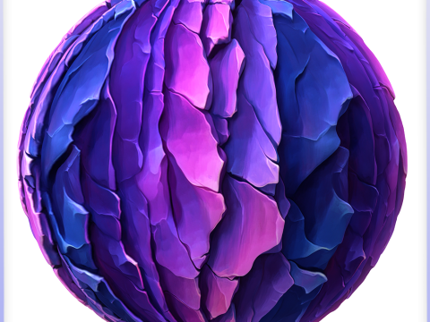 Stylized Stone Seamless Texture Tekstur CG