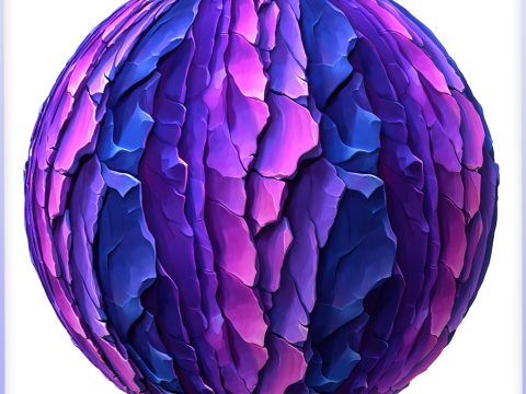 Stylized Stone Seamless Texture Tekstur CG