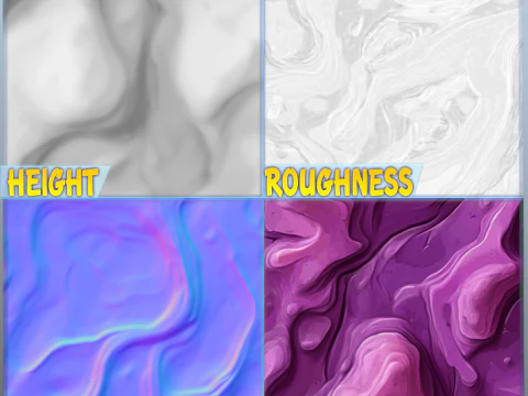 Stylized Stone Seamless Texture CG Textures