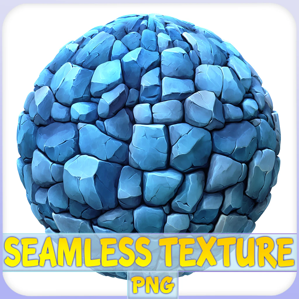 Stylized Stone Seamless Texture CG Textures .c4d .max .obj .3ds .fbx .stl .blend 