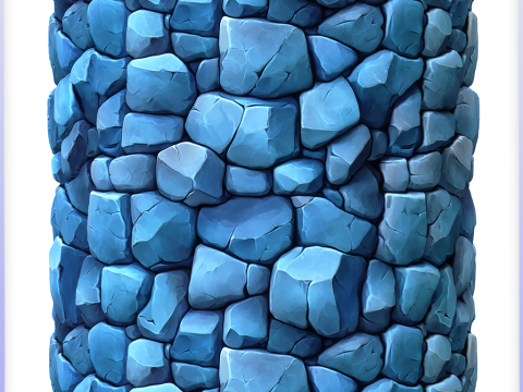 Stylized Stone Seamless Texture CG Textures