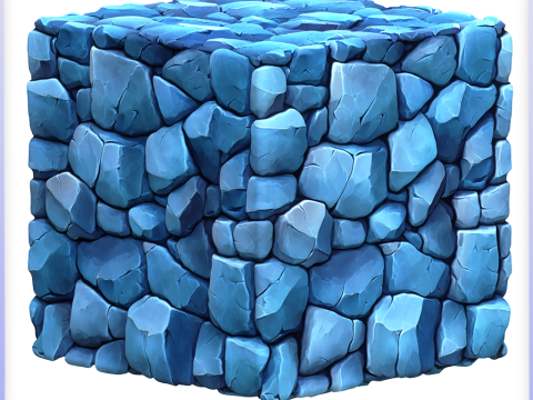 Stylized Stone Seamless Texture CG Textures