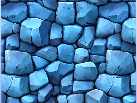 Stylized Stone Seamless Texture CG Textures