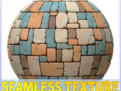 Stylized Stone Floor Seamless Texture Texturas CG