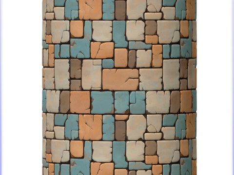 Stylized Stone Floor Seamless Texture CG Textures