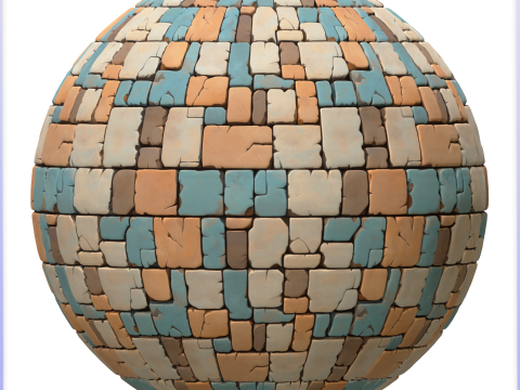 Stylized Stone Floor Seamless Texture CG Textures