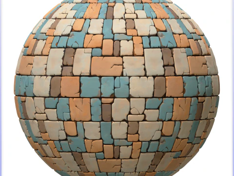 Stylized Stone Floor Seamless Texture CG Textures