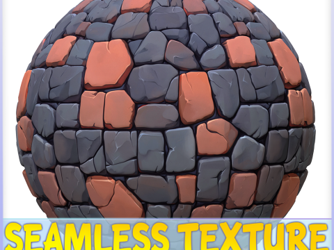 Stylized Stone Floor Seamless Texture Texturas CG