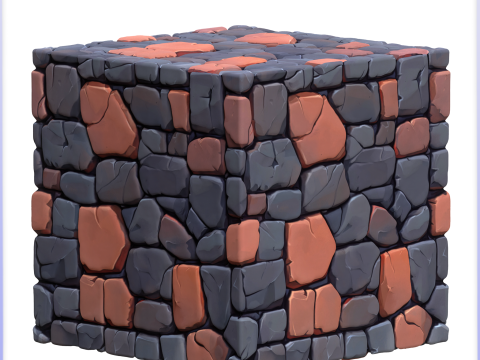 Stylized Stone Floor Seamless Texture CG Textures