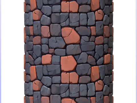 Stylized Stone Floor Seamless Texture CG Textures
