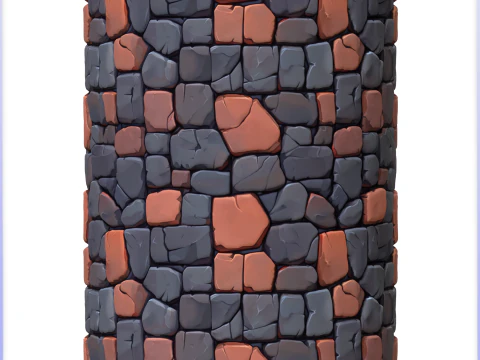 Stylized Stone Floor Seamless Texture CG Textures