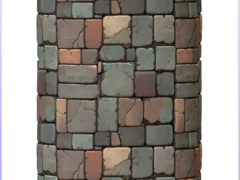 Stylized Stone Floor Seamless Texture CG टेक्स्चर्स