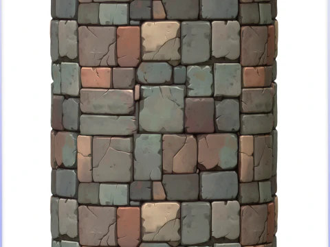 Stylized Stone Floor Seamless Texture CG Textures