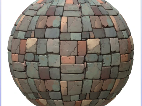 Stylized Stone Floor Seamless Texture CG Textures