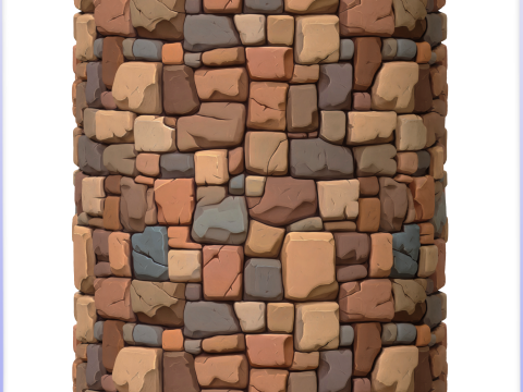 Stylized Stone Floor Seamless Texture CG Textures