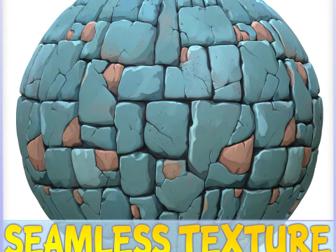 Struttura senza giunte del pavimento in pietra stilizzata CG Textures