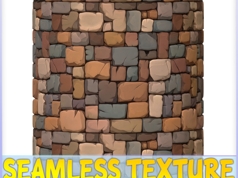 Stylized Stone Floor Seamless Texture Texturas CG