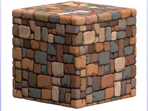 Stylized Stone Floor Seamless Texture CG Textures