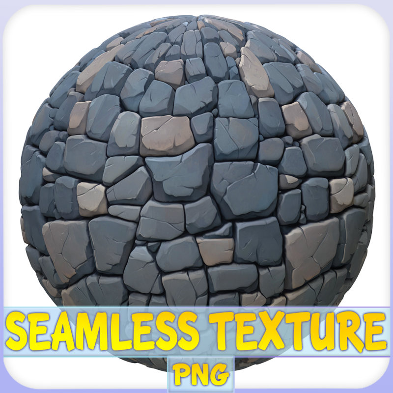 Stylized Stone Floor Seamless Texture CG Dokuları .c4d .max .obj .3ds .fbx .stl .blend