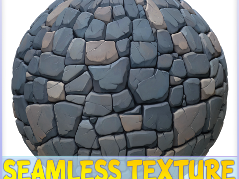 Stylized Stone Floor Seamless Texture Texturas CG