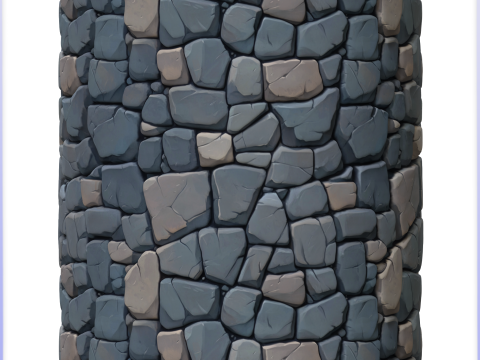 Stylized Stone Floor Seamless Texture CG Dokuları