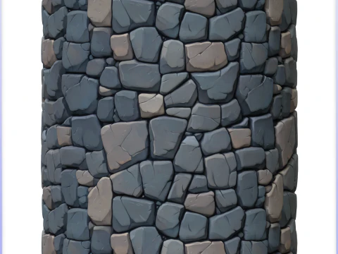 Stylized Stone Floor Seamless Texture CG Textures