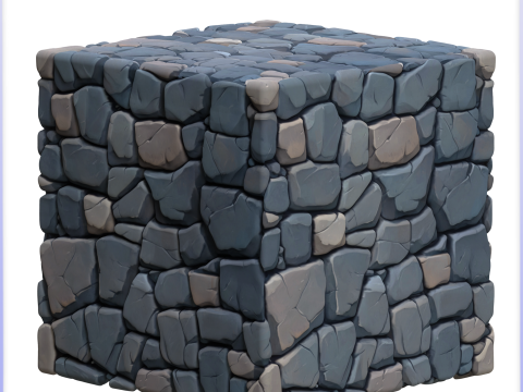 Stylized Stone Floor Seamless Texture CG Dokuları