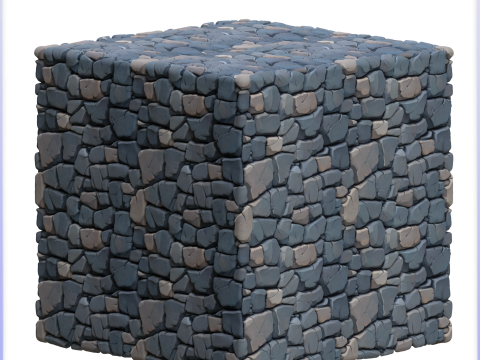 Stylized Stone Floor Seamless Texture CG Dokuları