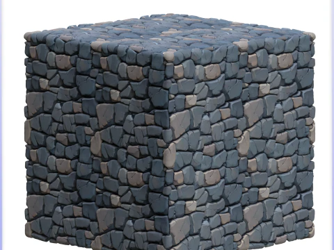 Stylized Stone Floor Seamless Texture CG Textures
