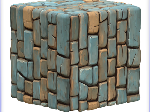 Stylized Stone Floor Seamless Texture CG Dokuları