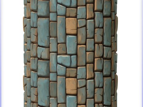 Stylized Stone Floor Seamless Texture CG Dokuları