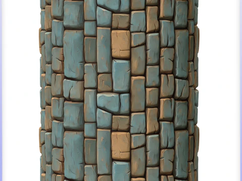 Stylized Stone Floor Seamless Texture CG Textures
