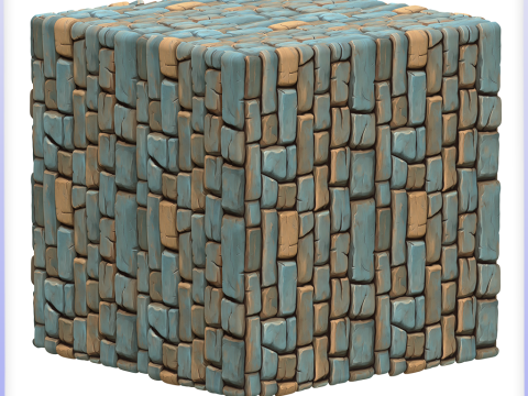 Stylized Stone Floor Seamless Texture CG Dokuları