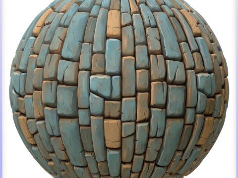 Stylized Stone Floor Seamless Texture CG Textures