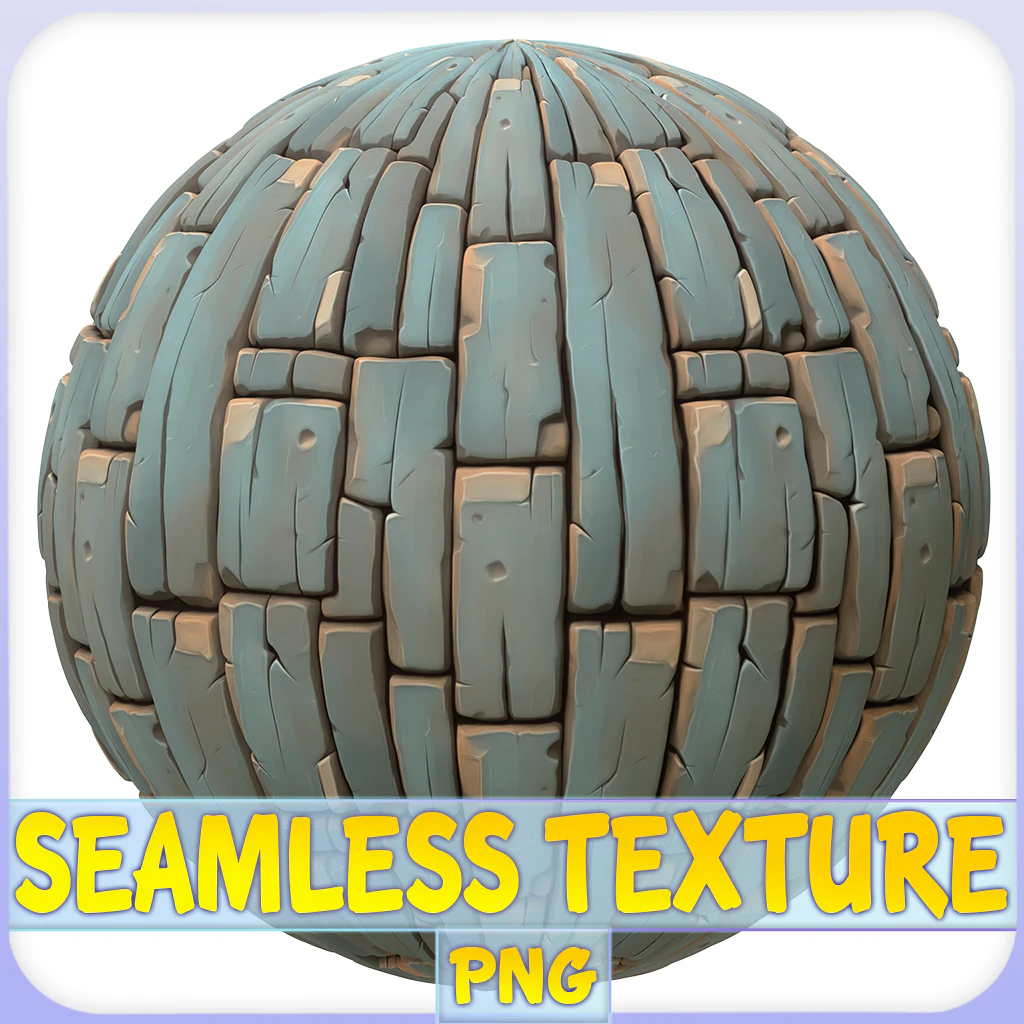 Stylized Stone Floor Seamless Texture CG Textures .c4d .max .obj .3ds .fbx .stl .blend 