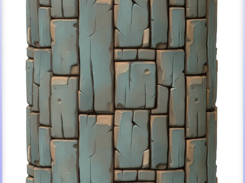 Stylized Stone Floor Seamless Texture CG Textures