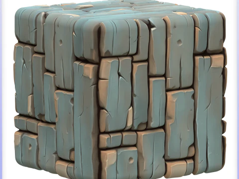 Stylized Stone Floor Seamless Texture CG Textures