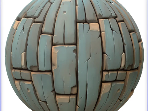 Stylized Stone Floor Seamless Texture CG Textures