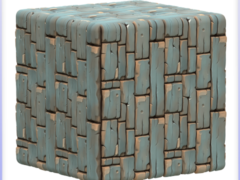 Stylized Stone Floor Seamless Texture CG 텍스쳐
