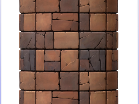 Stylized Stone Floor Seamless Texture CG 纹理