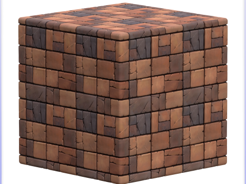 Stylized Stone Floor Seamless Texture CG 纹理
