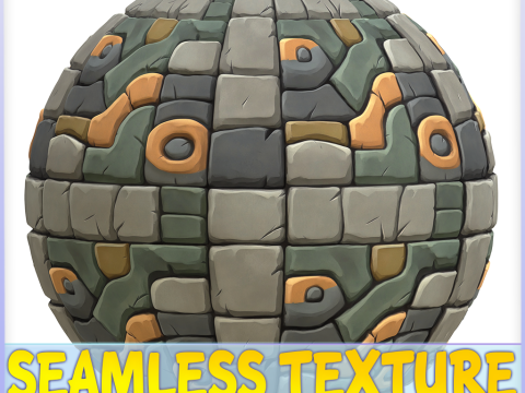 Stylized Stone Floor Seamless Texture Texturas CG