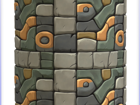 Stylized Stone Floor Seamless Texture CG Dokuları