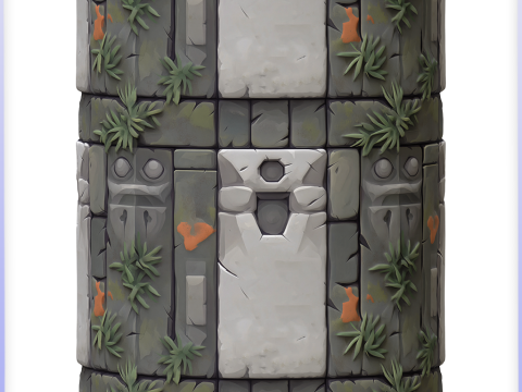 Stylized Stone Floor Seamless Texture Tekstur CG