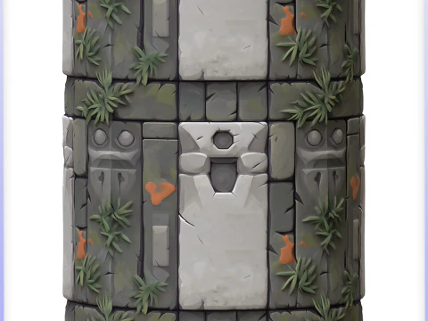 Stylized Stone Floor Seamless Texture CG Textures