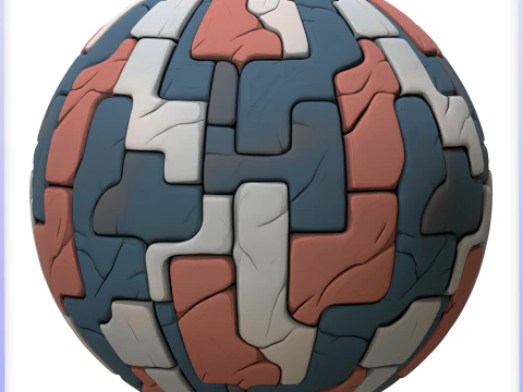 Stylized Stone Floor Seamless Texture CG Textures