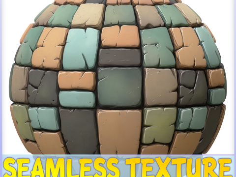 Stylized Stone Floor Seamless Texture Texturas CG