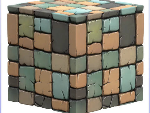 Stylized Stone Floor Seamless Texture CG Textures