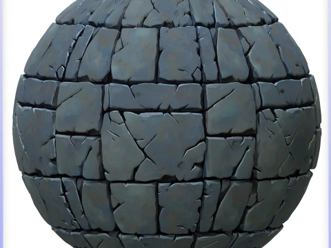 Stylized Stone Floor Seamless Texture CG Textures