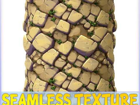 Stylized Stone Floor Seamless Texture Texturas CG